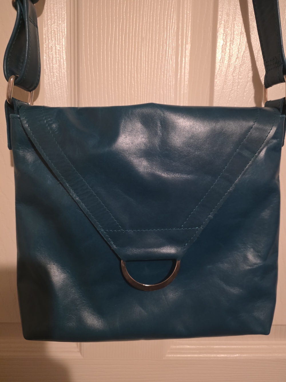 Handmade Australian Teal Crossbody Bag
